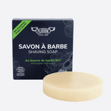 Plisson organic shaving soap display