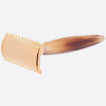 Plisson gold and horn safety razor bottom