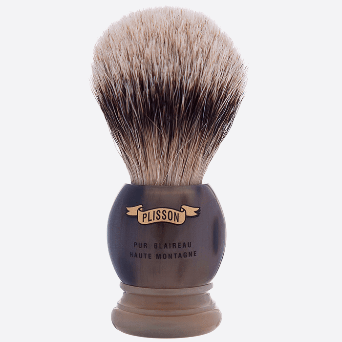 Plisson Original horn shaving brush