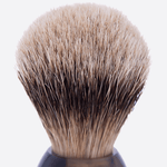Plisson Original horn shaving brushe's hair